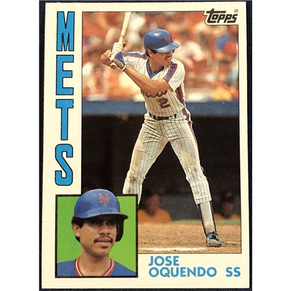 1984 TOPPS JOSE OQUENDO ROOKIE CARD