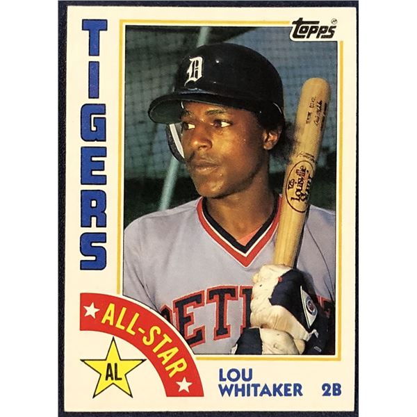 1984 TOPPS LOU WHITAKER