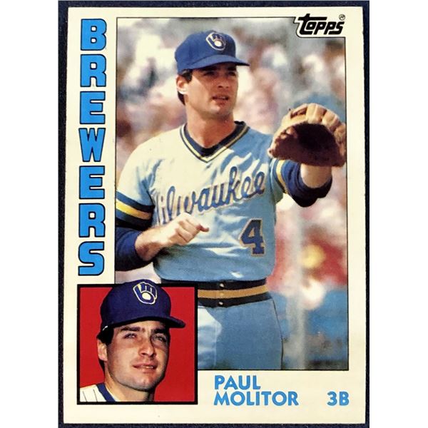 1984 TOPPS PAUL MOLITOR (HOF)