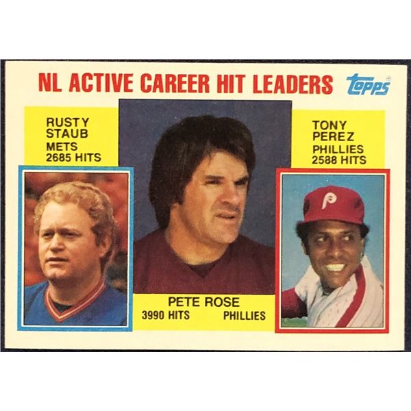 1984 TOPPS PETE ROSE