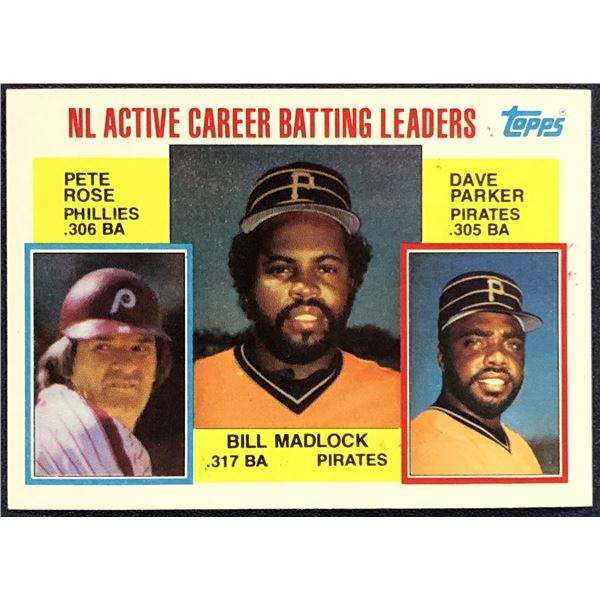 1984 TOPPS PETE ROSE / DAVE PARKER (HOF)