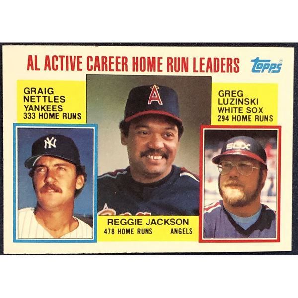 1984 TOPPS REGGIE JACKSON (HOF)