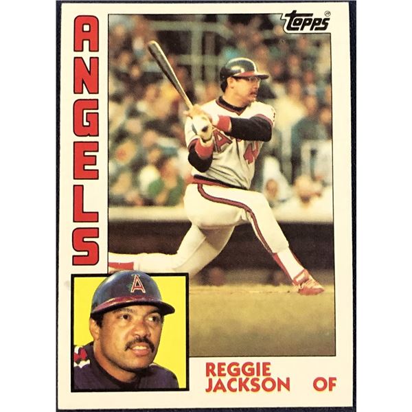 1984 TOPPS REGGIE JACKSON (HOF)