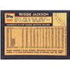 Image 2 : 1984 TOPPS REGGIE JACKSON (HOF)