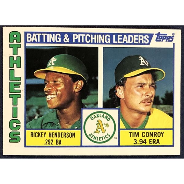 1984 TOPPS RICKEY HENDERSON (HOF)