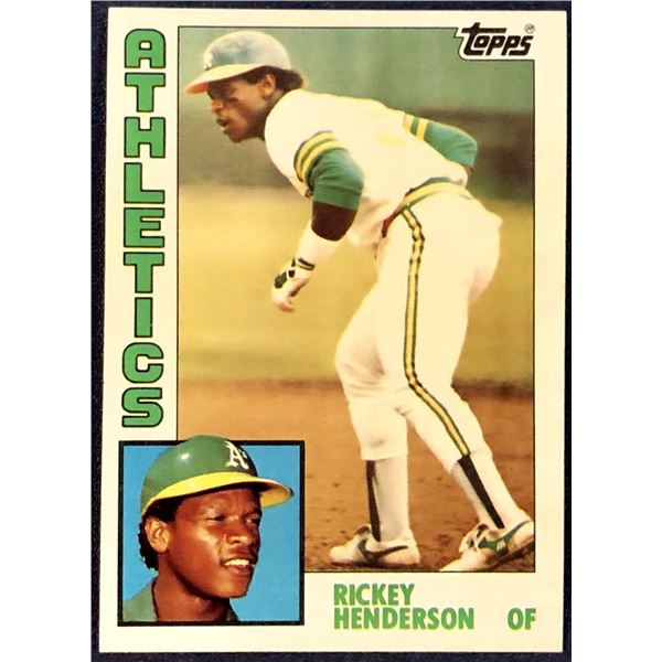 1984 TOPPS RICKEY HENDERSON (HOF)
