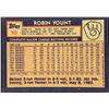 Image 2 : 1984 TOPPS ROBIN YOUNT (HOF)