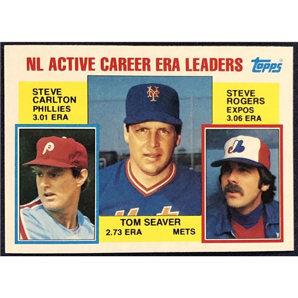 1984 TOPPS ROGERS / CARLTON / SEAVER (HOF)