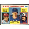 Image 1 : 1984 TOPPS ROGERS / CARLTON / SEAVER (HOF)