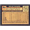 Image 2 : 1984 TOPPS ROLLIE FINGERS (HOF)