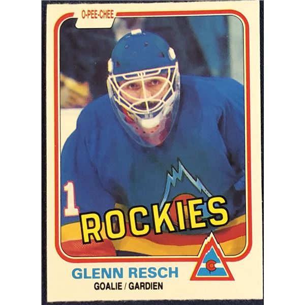 1981-82 O-PEE-CHEE NHL CHICO RESCH