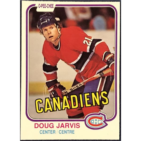 1981-82 O-PEE-CHEE NHL DOUG JARVIS