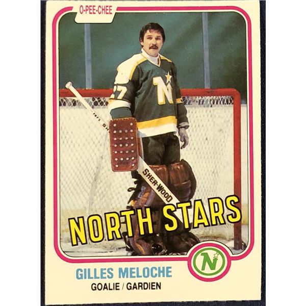 1981-82 O-PEE-CHEE NHL GILLES MELOCHE