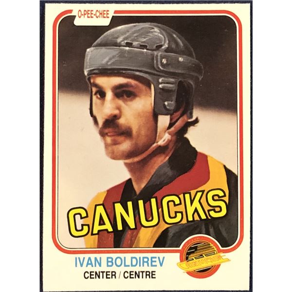 1981-82 O-PEE-CHEE NHL IVAN BOLDIREV