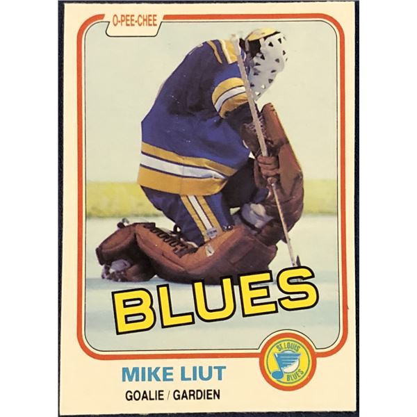 1981-82 O-PEE-CHEE NHL MIKE LIUT