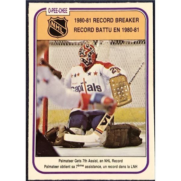 1981-82 O-PEE-CHEE NHL MIKE PALMATEER