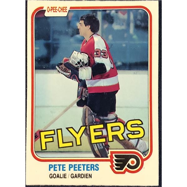 1981-82 O-PEE-CHEE NHL PETE PEETERS