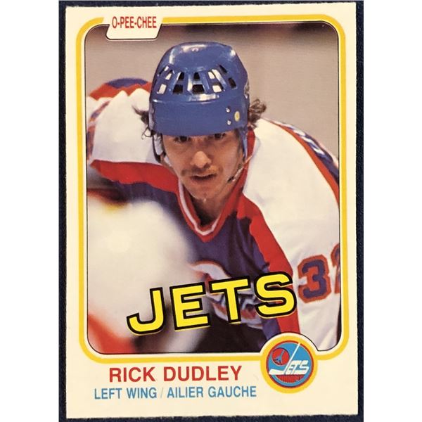 1981-82 O-PEE-CHEE NHL RICK DUDLEY