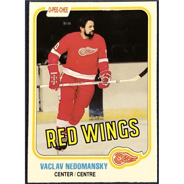 1981-82 O-PEE-CHEE NHL VACLAV NEDOMANSKY (HOF)
