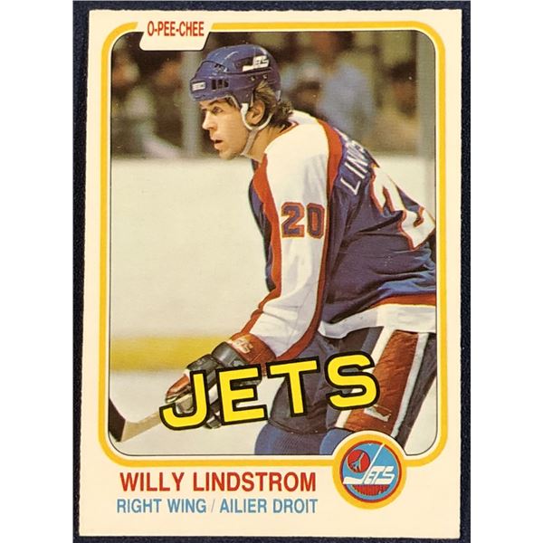 1981-82 O-PEE-CHEE NHL WILLY LINDSTROM