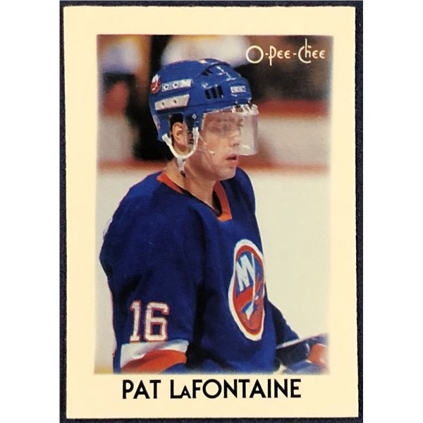 1987-88 O-PEE-CHEE NHL MINI - PAT LaFONTAINE (HOF)
