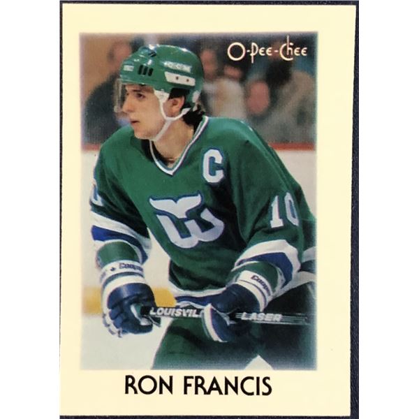 1987-88 O-PEE-CHEE NHL MINI - RON FRANCIS (HOF)