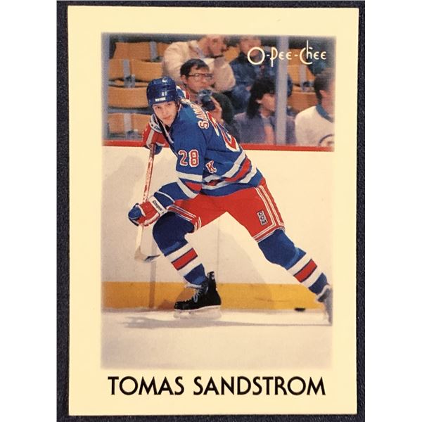 1987-88 O-PEE-CHEE NHL MINI - TOMAS SANDSTROM