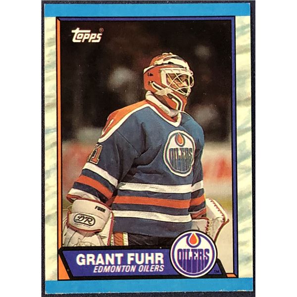 1989-90 TOPPS NHL GRANT FUHR (HOF)