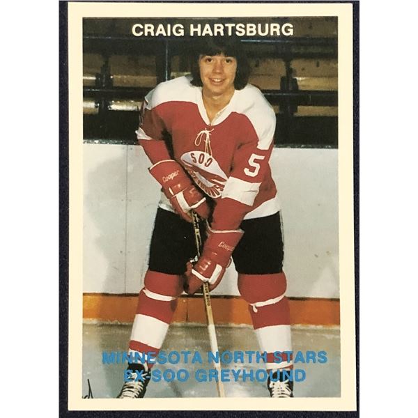 1987-88 OHL SOO GREYHOUNDS POLICE CARD - CRAIG HARTSBURG
