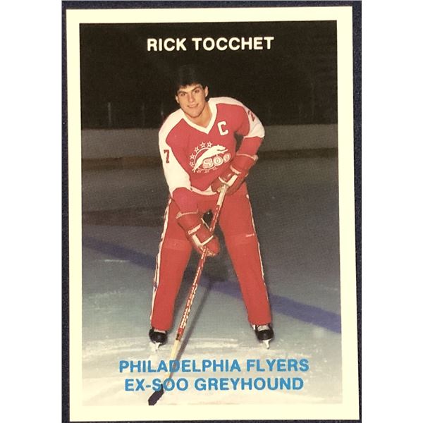 1987-88 OHL SOO GREYHOUNDS POLICE CARD - RICK TOCCHET