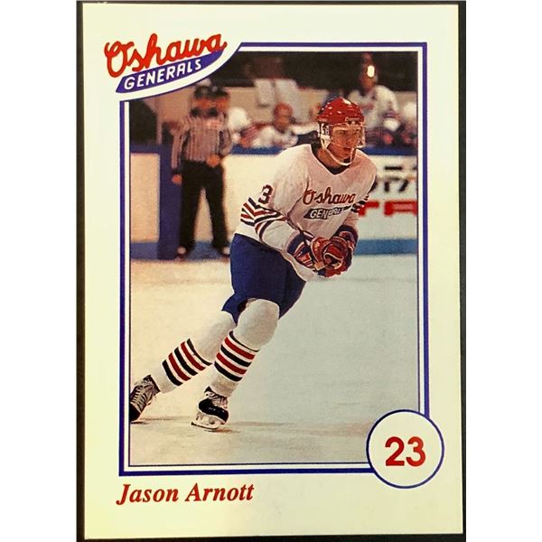 1991-92 OSHAWA GENERALS JASON ARNOTT JUNIOR CARD