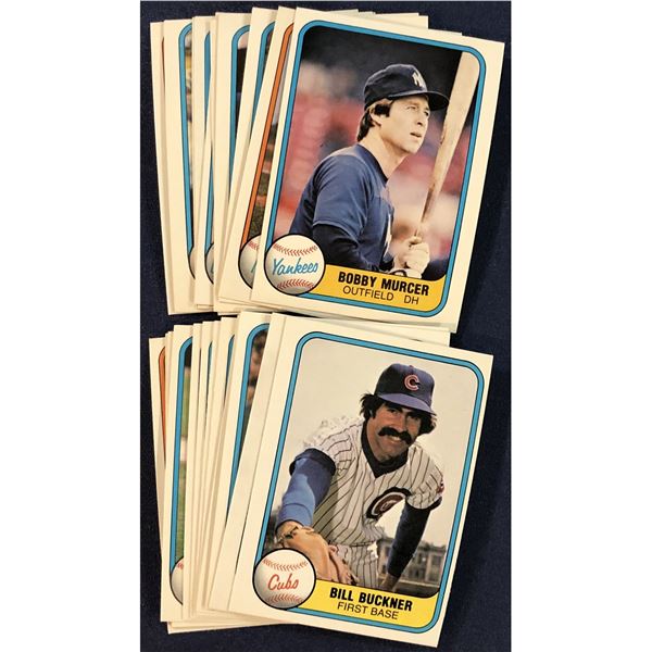 1981 FLEER BASEBALL COLLECTION (25)
