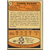 Image 2 : 1974-75 TOPPS CHRIS EVANS