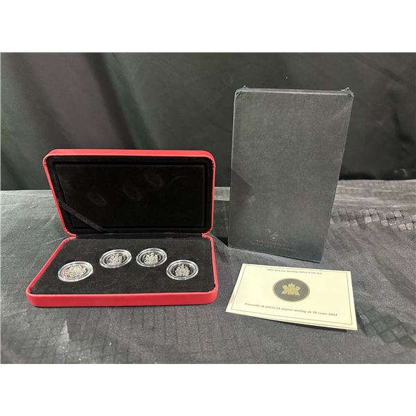 2004 Royal Canadian Mint 50-Cent Sterling Silver Coin Set