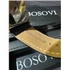 Image 5 : BOSOVI Swiss Movement Gold Watch with Box and Warranty