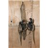 Image 2 : 2 "Fighting" Melanistic PHEASANTS or BLACK PHEASANTS on Driftwood