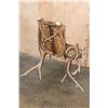 Image 6 : ELK Antler CHAIR with AXIS DEER Hide Cushions