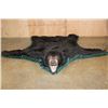 Image 1 : Big BLACK BEAR Rug with its Head and a Double Felted Backing