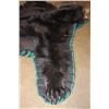 Image 5 : Big BLACK BEAR Rug with its Head and a Double Felted Backing