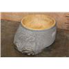 Image 1 : Mounted ELEPHANT Foot with a Bamboo Bowl Insert