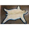 Image 3 : Big MOUNTAIN GOAT Rug with its Mounted Head and a Double Felt Backing