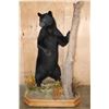 Image 1 : Massive Life-sized BLACK BEAR on Decorative Forest Base with Wheels