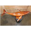 Image 4 : Hand-carved Wood WHALE Sculpture by W. Jacobsen