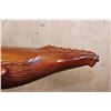 Image 5 : Hand-carved Wood WHALE Sculpture by W. Jacobsen