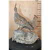 Image 3 : 2 Life-sized BENSON'S QUAIL (Male and Female) on a Driftwood Base