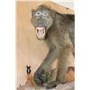 Image 6 : Life-sized BABOON on a Decorative Rock Wall Base