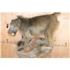 Image 7 : Life-sized BABOON on a Decorative Rock Wall Base