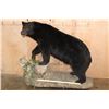 Image 2 : XXL Life-sized BLACK BEAR on a Decorative Rock Base with Wheels