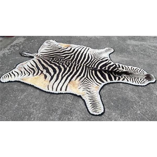 Huge Double-Felted ZEBRA Rug