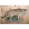 Image 6 : Life-sized MOUNTAIN LION or COUGAR on a Decorative Wall Base